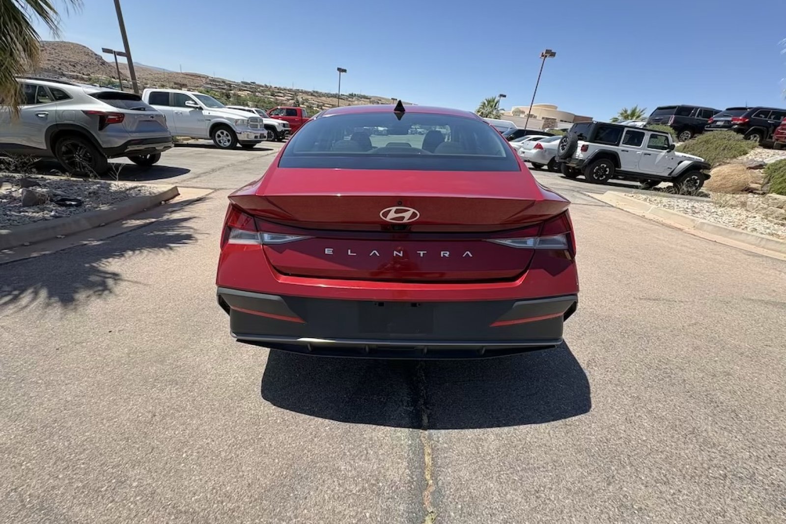 Used 2024 Ultimate Red Hyundai SEL image 5