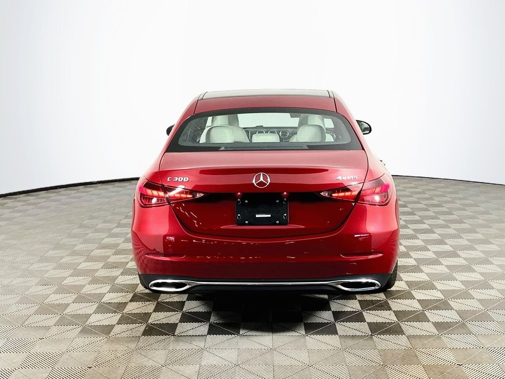 New 2026 MANUFAKTUR Patagonia Red Metallic Mercedes-Benz C 300 image 5