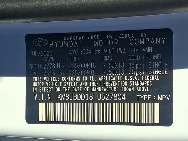 New 2026 White Hyundai SEL image 19