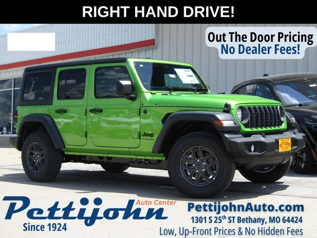 2026 Jeep Wrangler Sport RHD