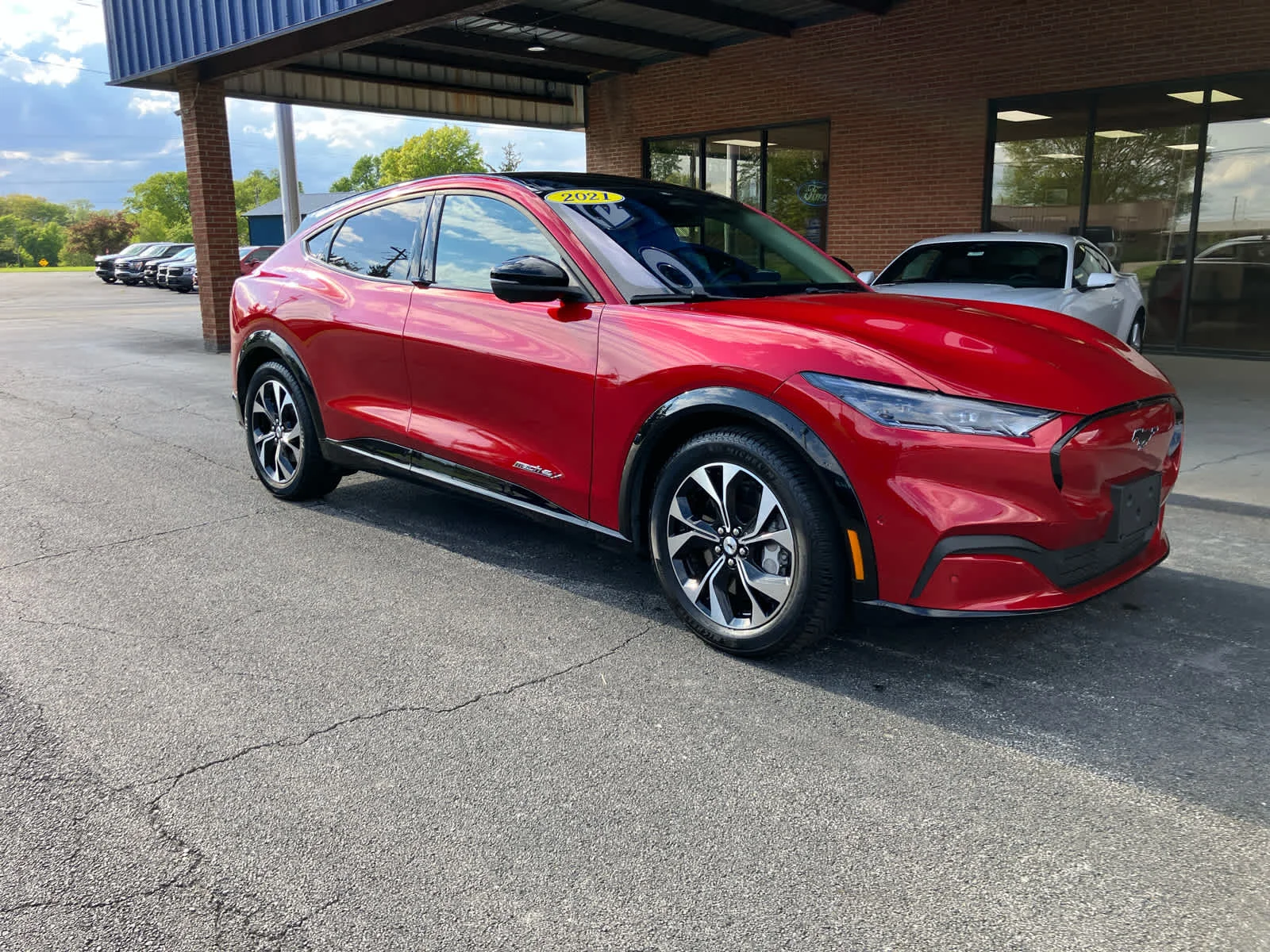 Used 2021 Ford Mustang Mach-E Premium AWD with VIN 3FMTK3SU3MMA56022 for sale in Clinton, IL