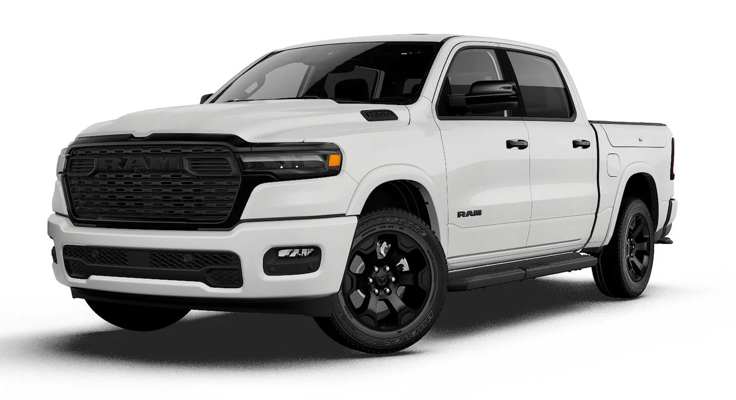New 2027 Bright White Clear-Coat Exterior Paint RAM BIG HORN image 13