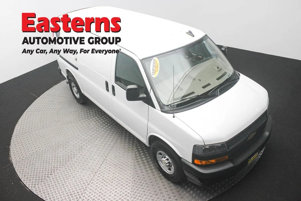Used 2021 White Chevrolet Work Van image 3
