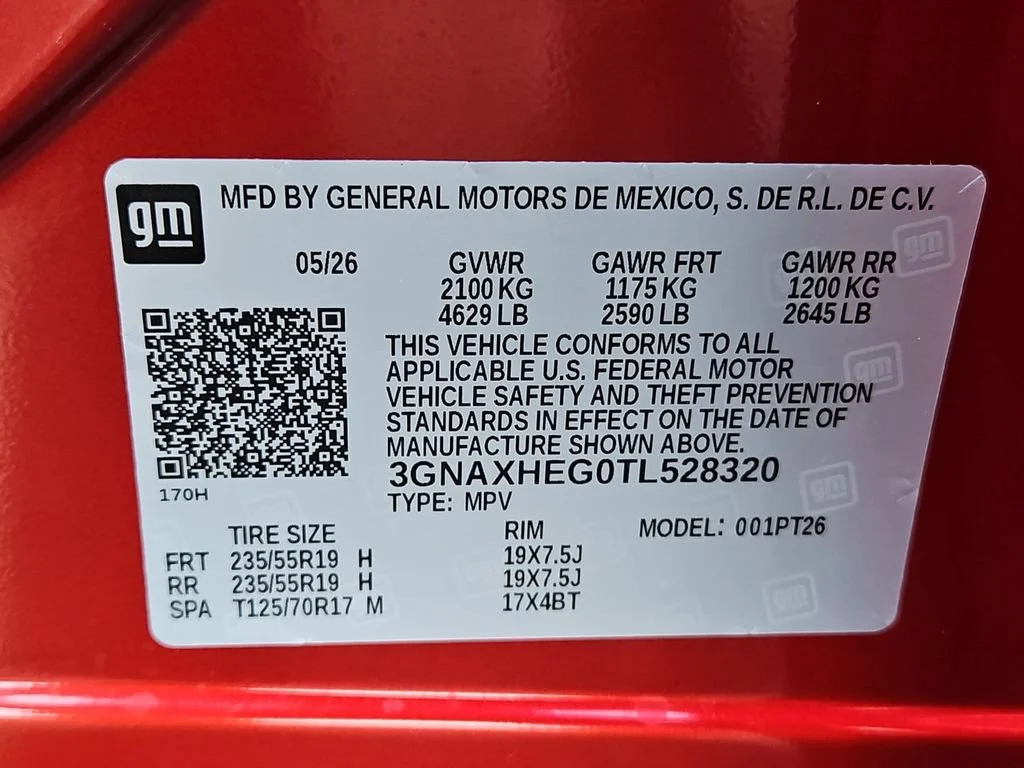 New 2026 Radiant Red Tintcoat Chevrolet LT image 25
