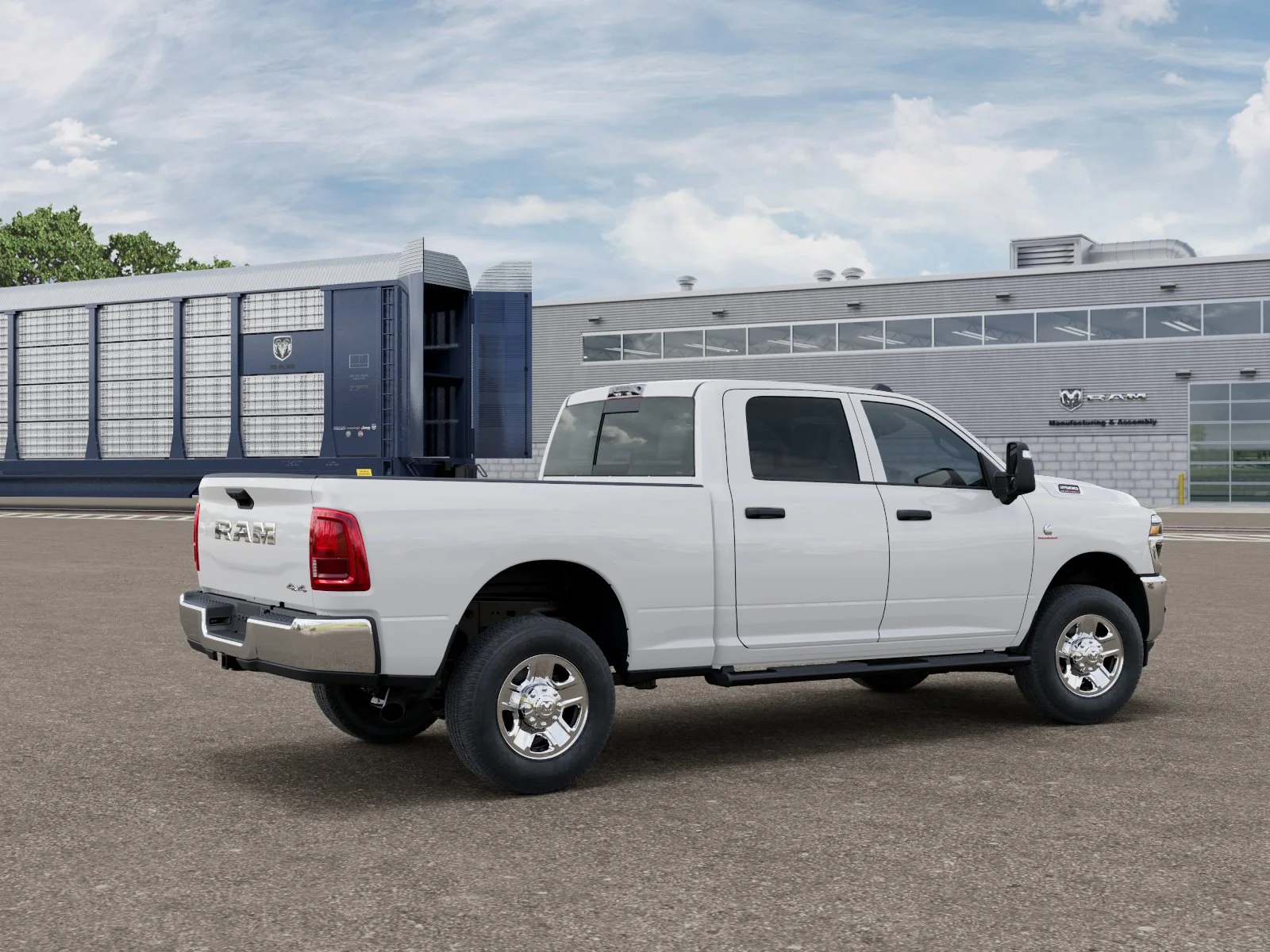 New 2026 Bright White Clear-Coat Exterior Paint RAM Tradesman image 2