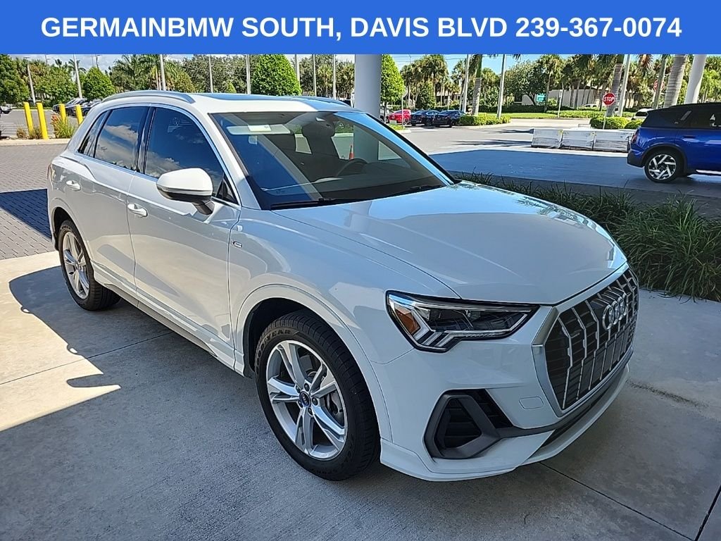 Used 2022 Glacier White Metallic Audi Premium Plus image 9
