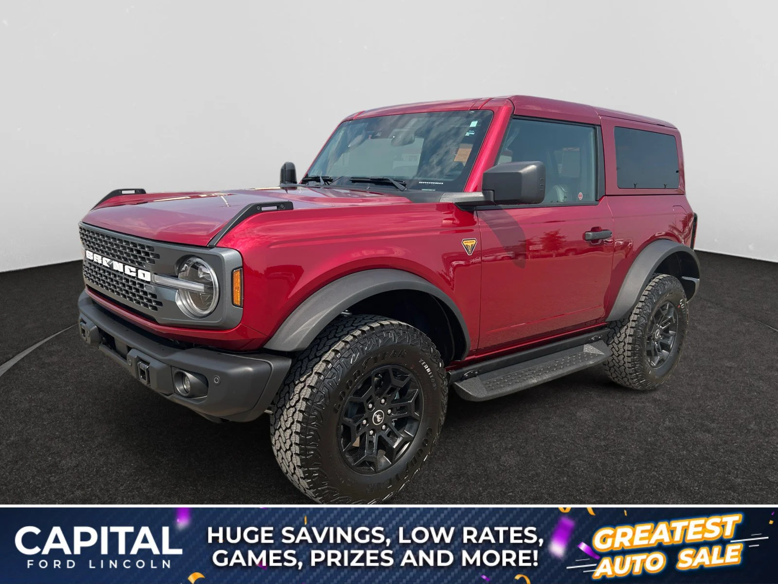 New 2026 Ruby Red Metallic Tinted Clearcoat Ford Badlands image 1