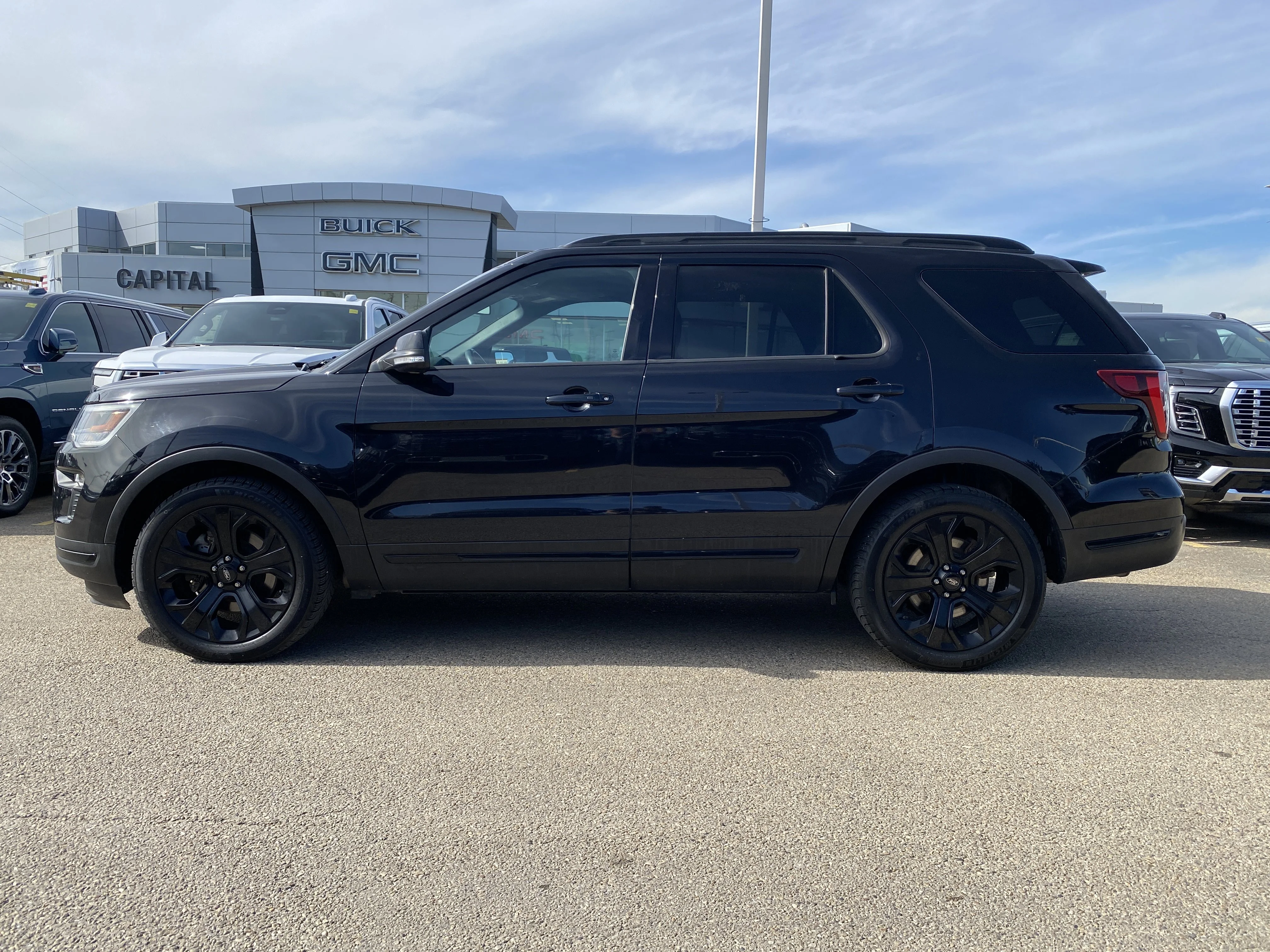 Used 2019 Black Ford Sport 4WD * SUNROOF * NAVIGATION * AMBIENT LIGHTING * image 2