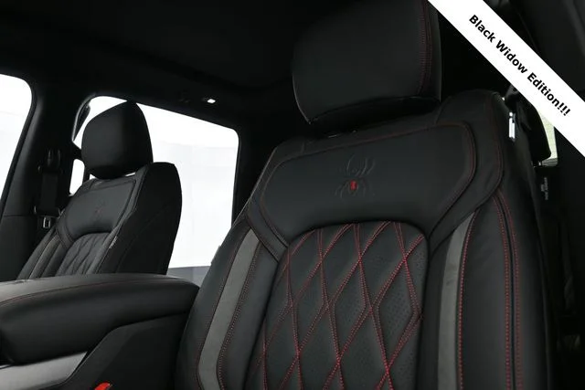 New 2026 Bright White Clear-Coat Exterior Paint RAM BLACK WIDOW EDITION image 20