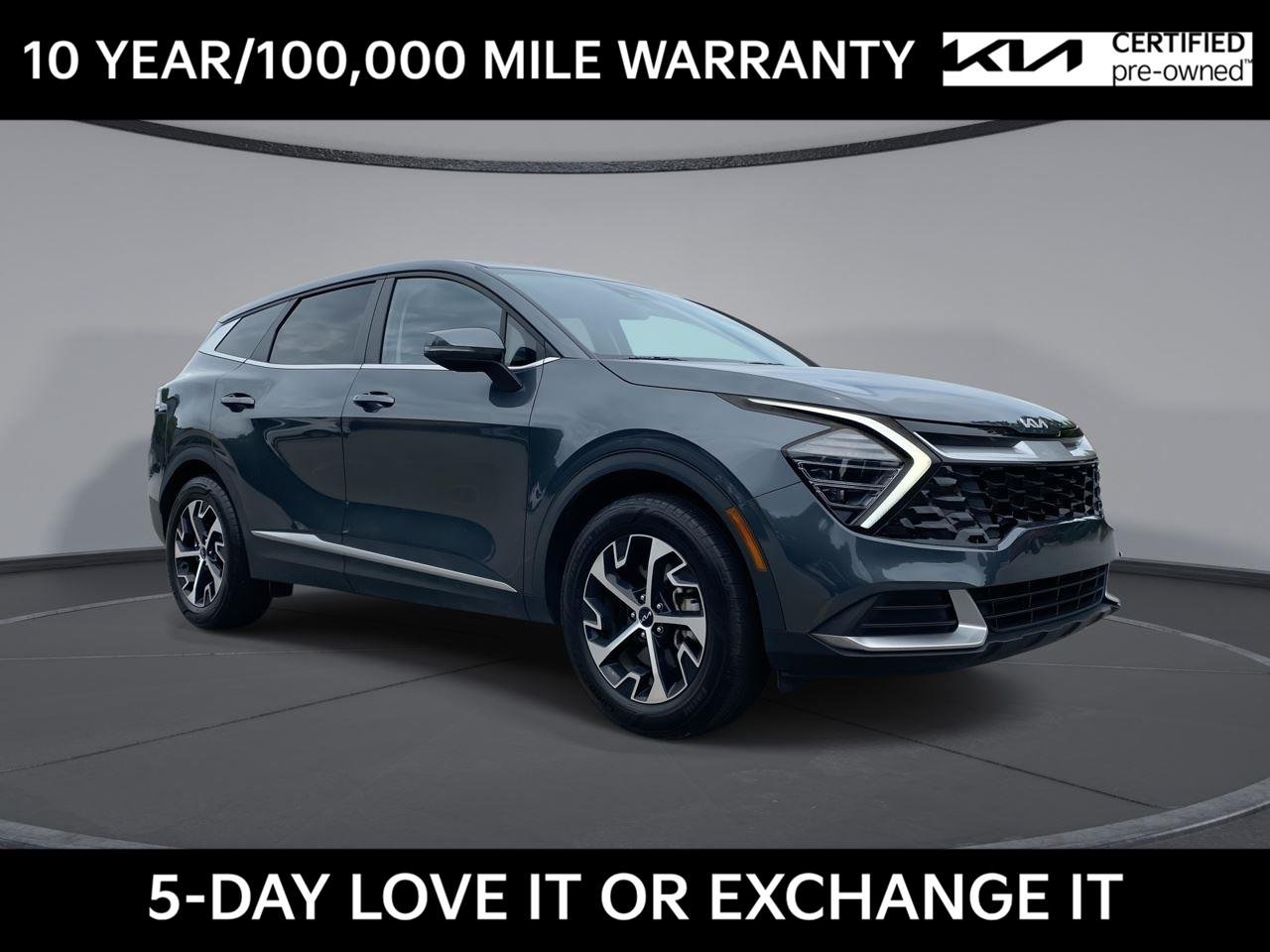 Certified Used 2024 Gravity Gray Kia EX image 1