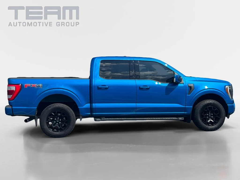 Used 2021 Blue Ford Lariat image 8