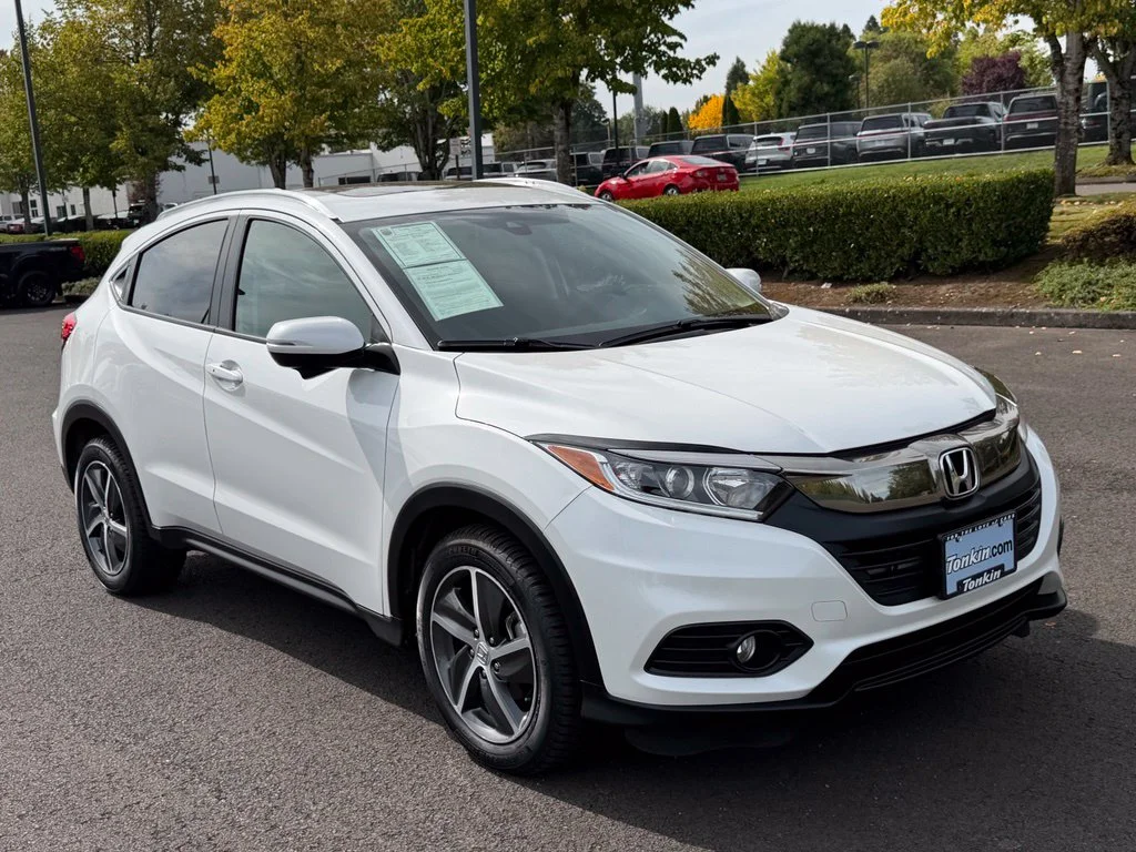 Used 2022 Platinum White Pearl Honda EX image 2