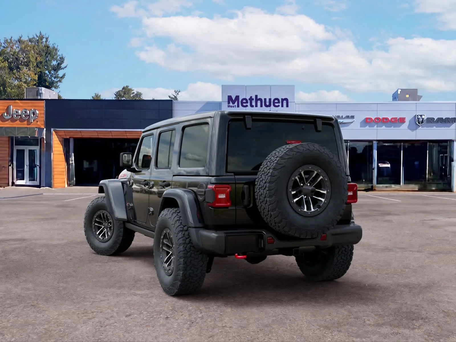 New 2027 Black Clearcoat Jeep Rubicon X image 3