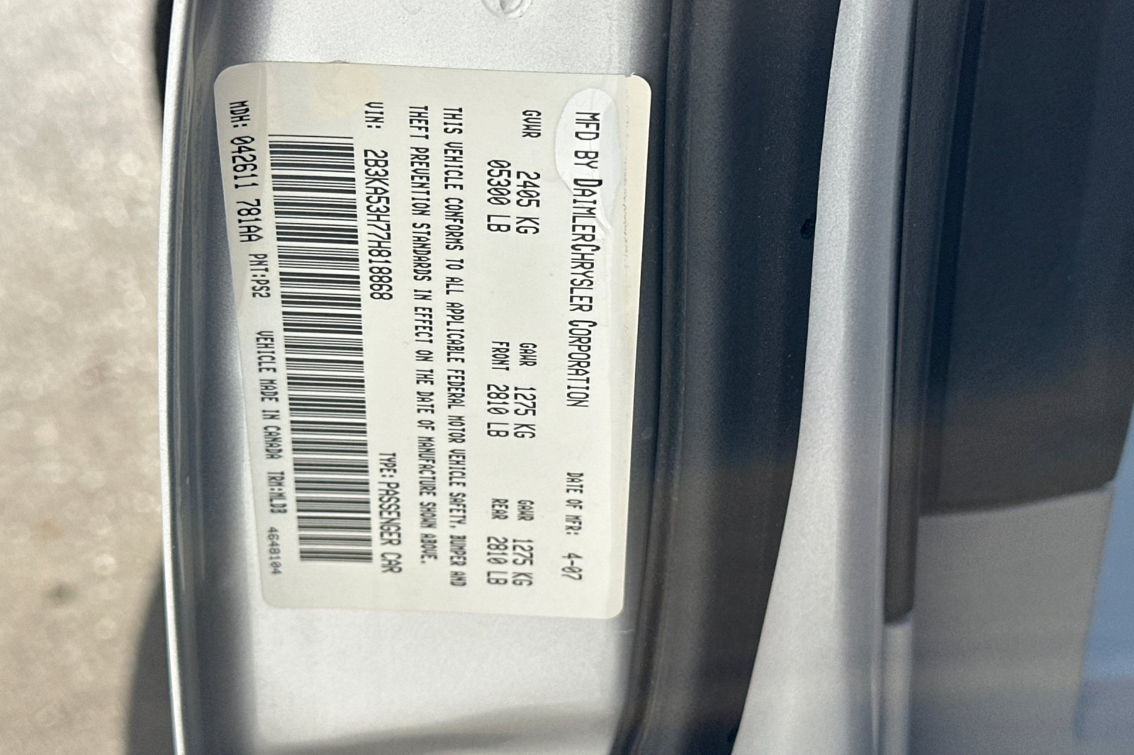Used 2007 Silver Dodge R/T image 32