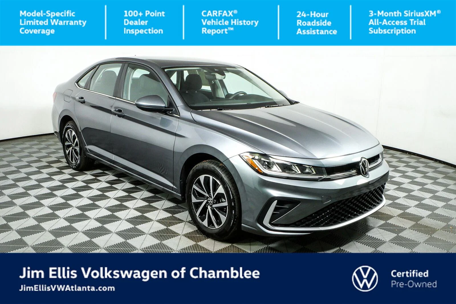 Certified Used 2026 Platinum Gray Metallic Volkswagen S image 1