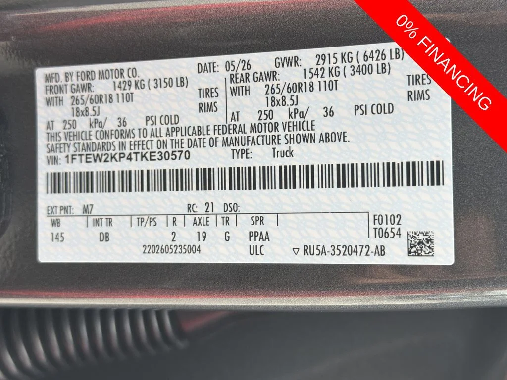 New 2026 Gray Ford STX image 33