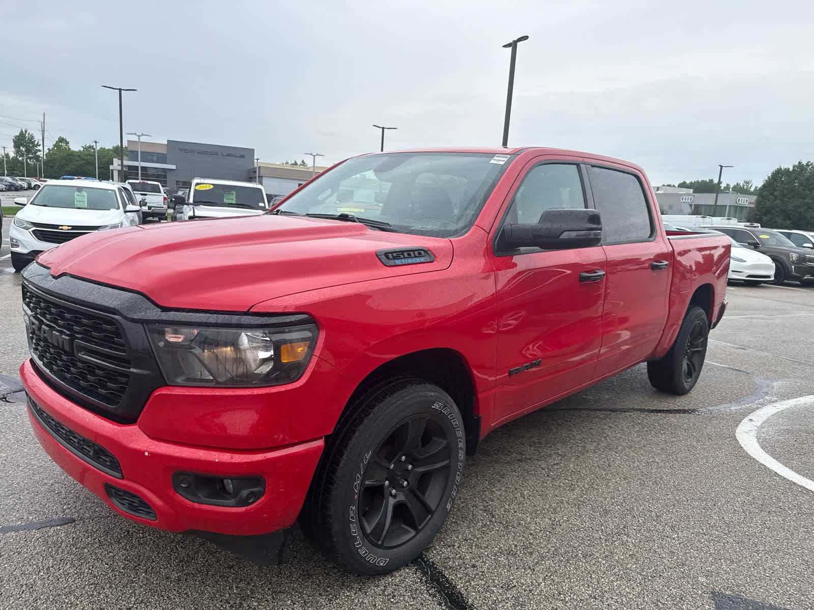Used 2023 Flame Red Clearcoat Ram Big Horn image 7