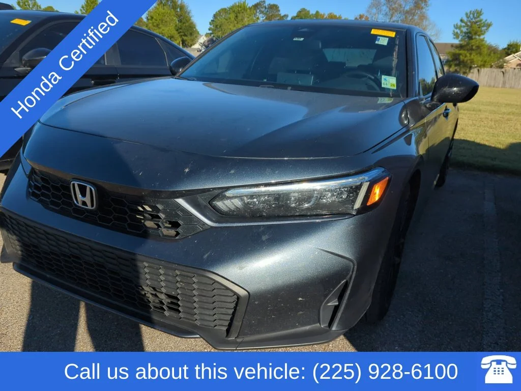 Certified Used 2025 Meteorite Gray Metallic Honda Sport image 1