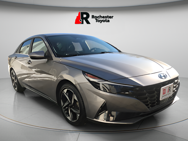 Gray 2023 Hyundai Elantra Hybrid Limited FWD Sedan Front-Wheel Drive