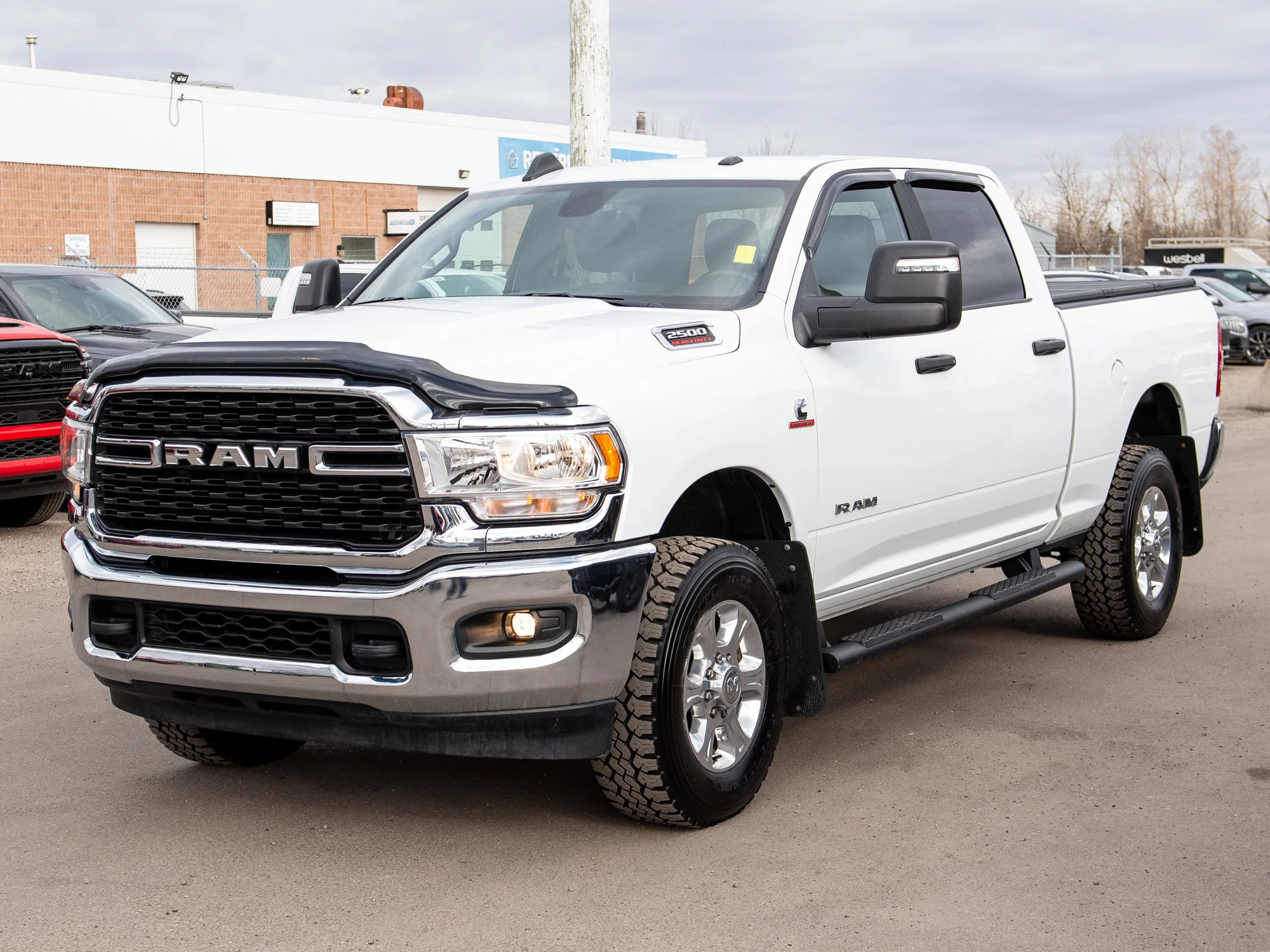Certified Used 2023 White RAM Big Horn * No Accidents | Cummins Diesel | Apple CarPlay | Remote Start | Heated Seats image 12