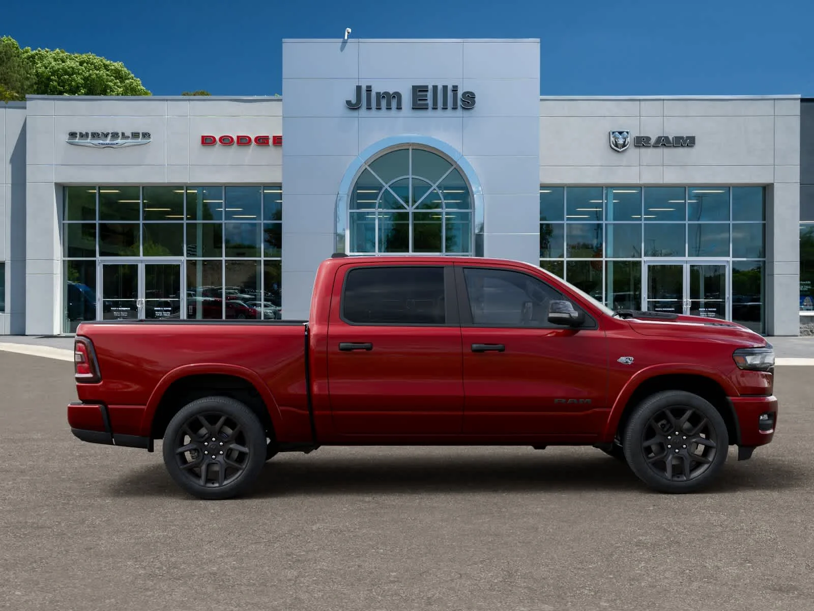 New 2026 Molten Red Pearl-Coat Exterior Paint RAM Laramie image 21