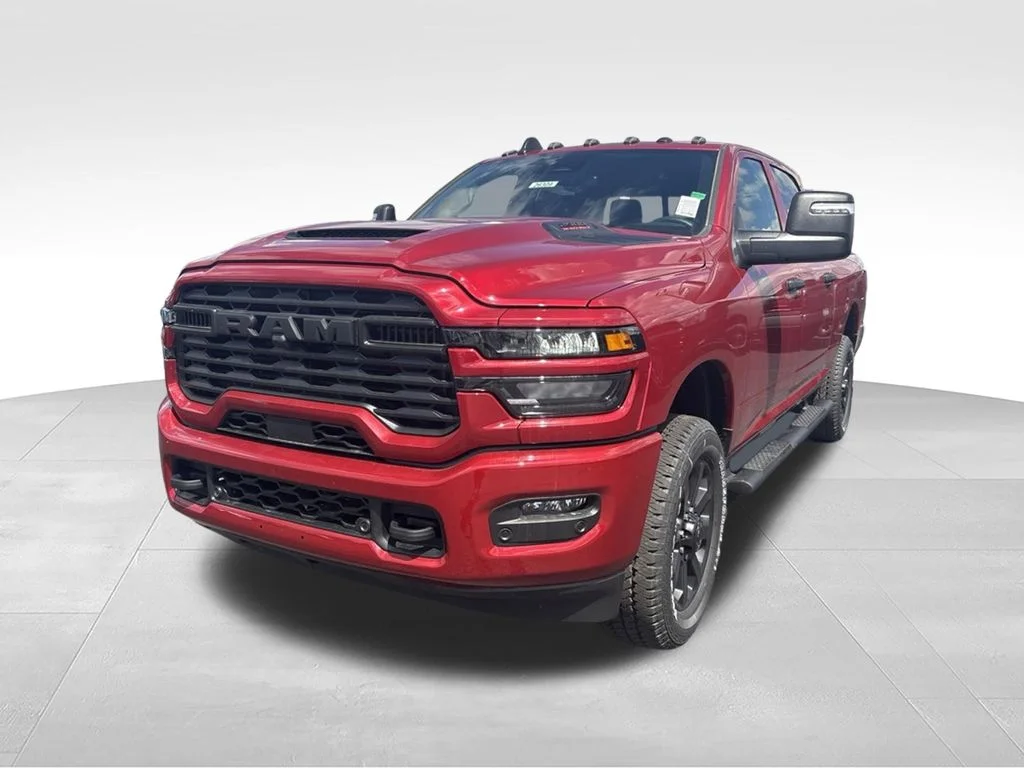 New 2026 Molten Red Pearl-Coat Exterior Paint RAM Black Express image 7
