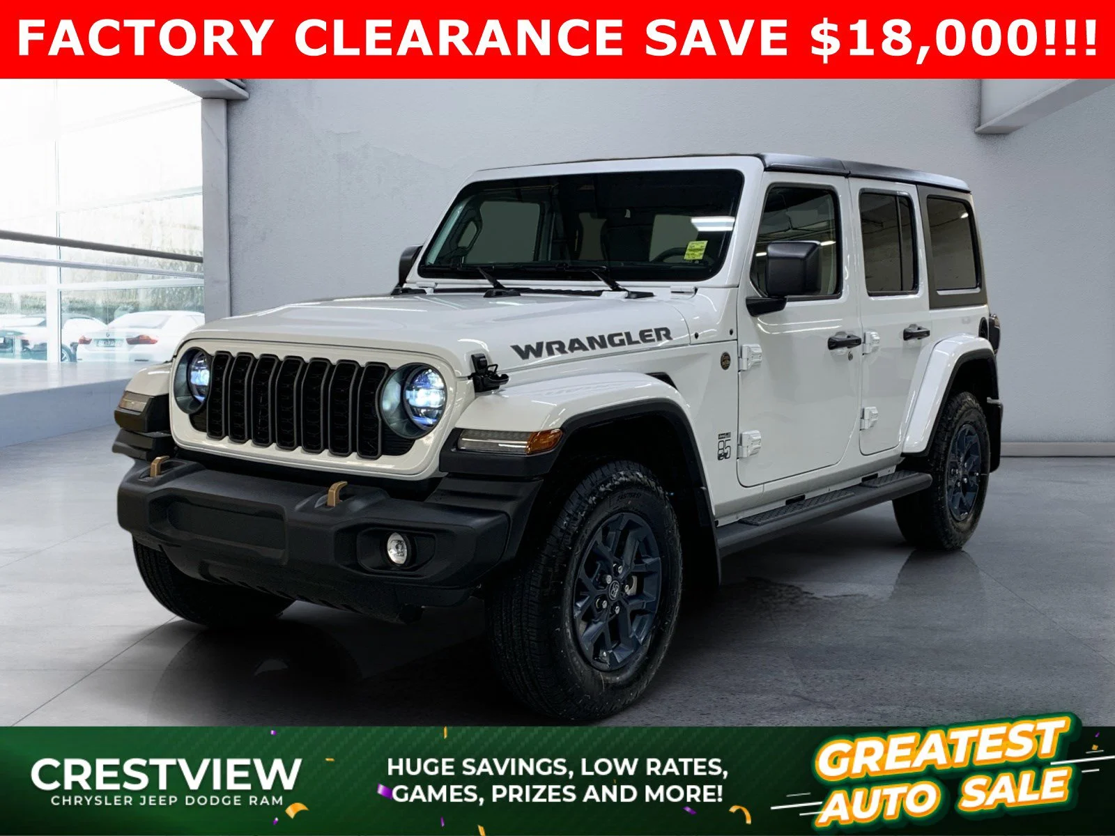 New 2026 Bright White Jeep 85th Anniversary image 1