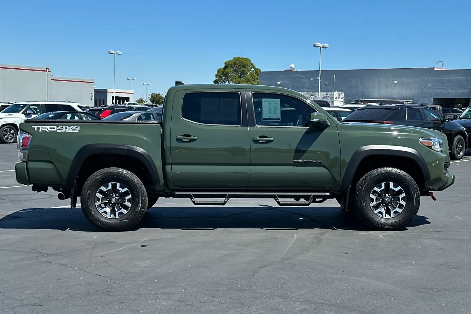 Used 2021 Army Green Toyota TRD Off Road image 6