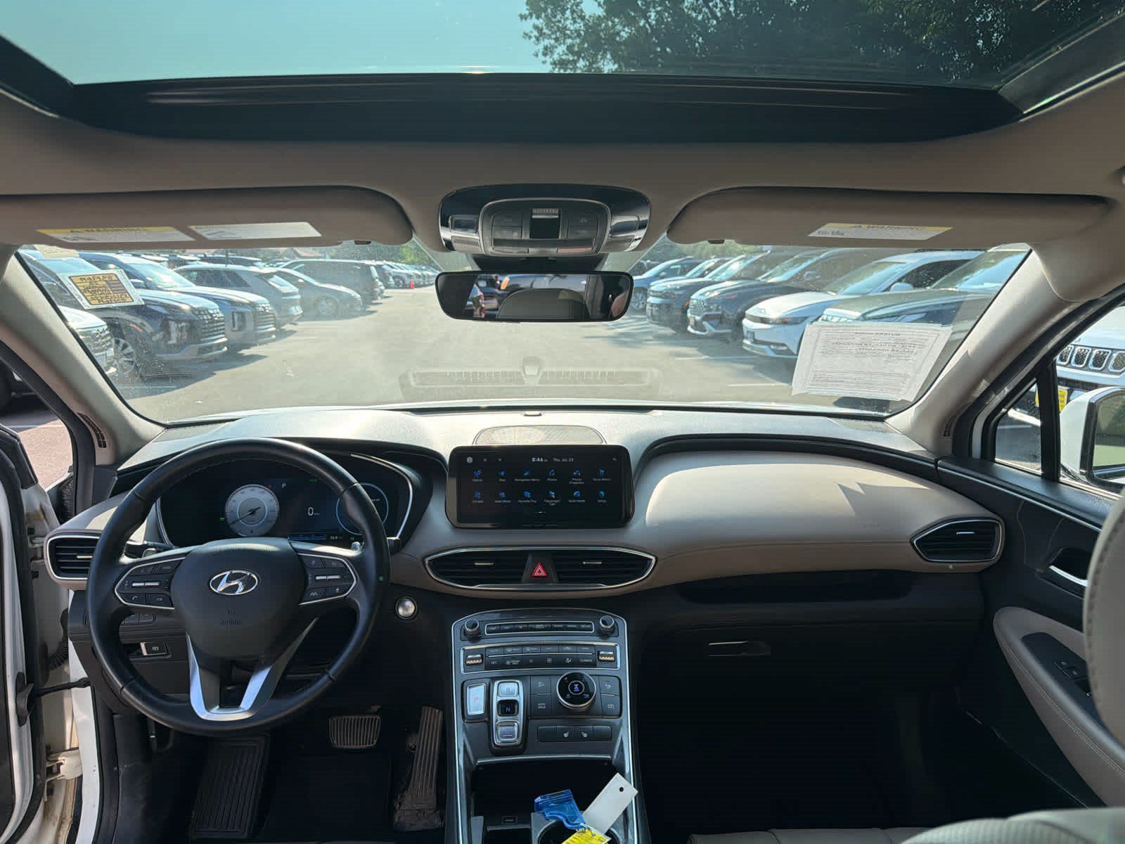 Used 2023 Serenity White Pearl Hyundai SEL Premium image 7