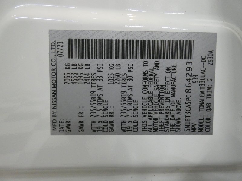 Used 2023 WHITE Nissan FWD SL image 27