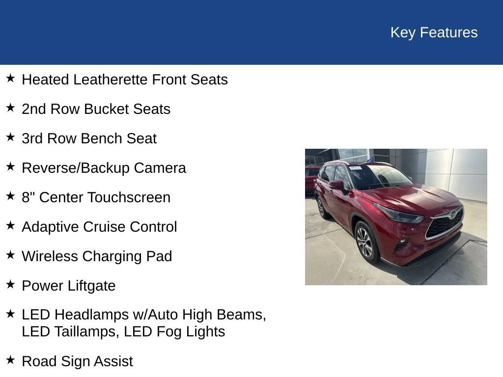 Certified Used 2022 Ruby Flare Pearl Toyota XLE image 33