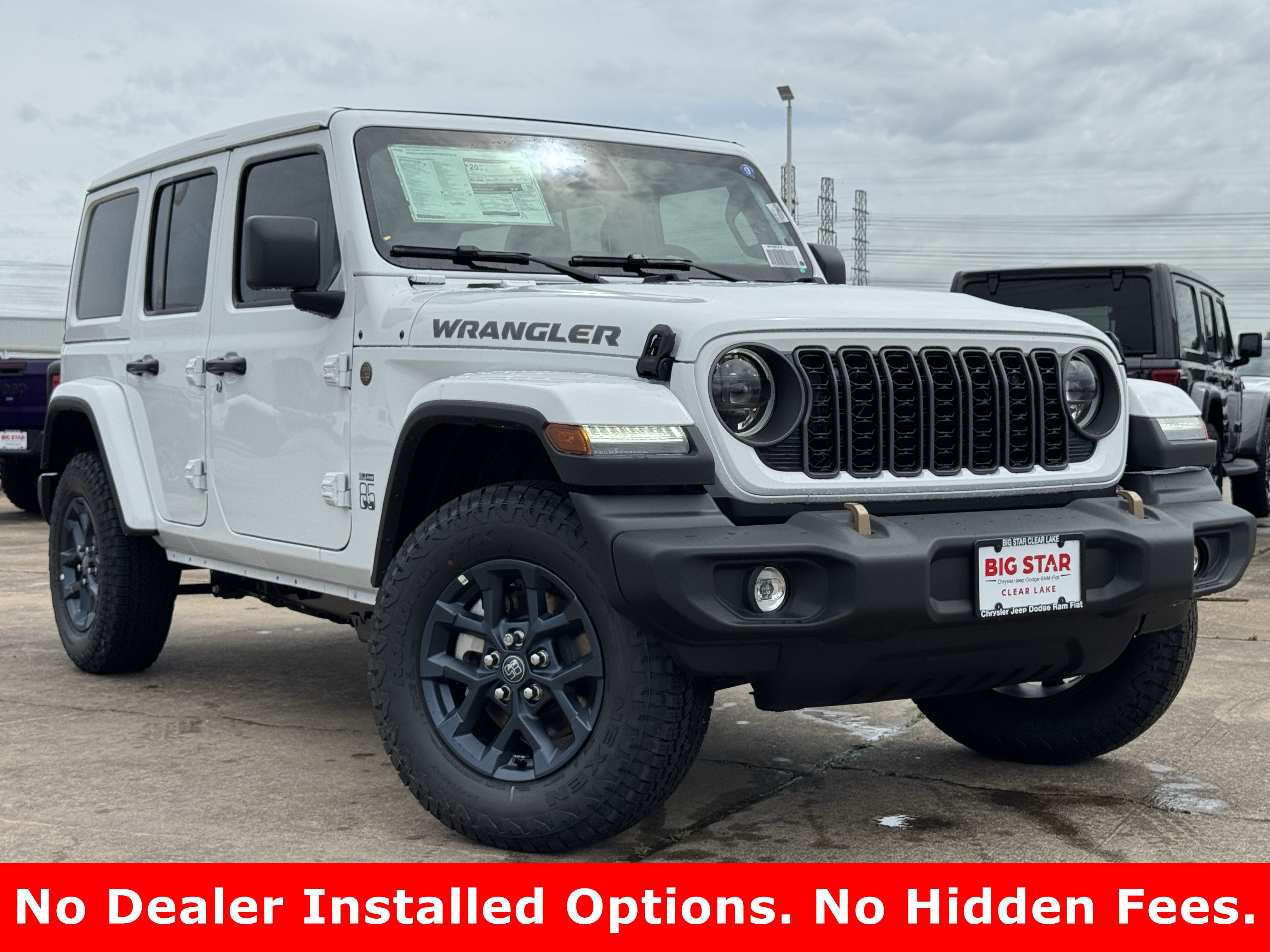 New 2026 Bright White Clear-Coat Exterior Paint Jeep 85th Anniversary image 2