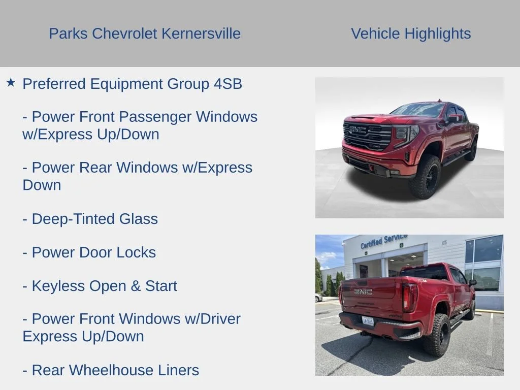 Used 2025 Volcanic Red Tintcoat GMC AT4 image 10