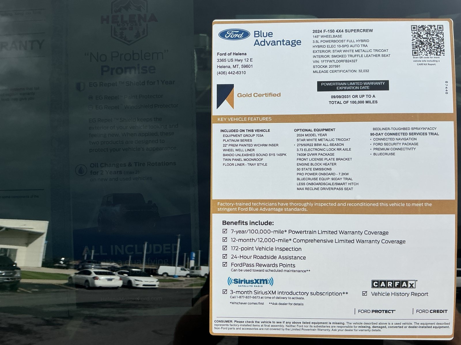 Certified Used 2024 White Ford Platinum image 16