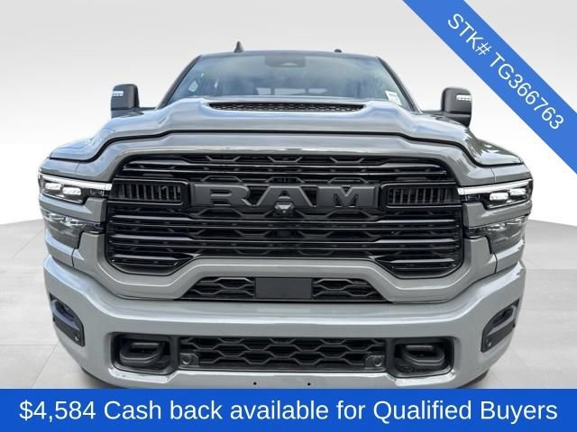 New 2026 Ceramic Gray Clear-Coat Exterior Paint RAM Laramie image 2