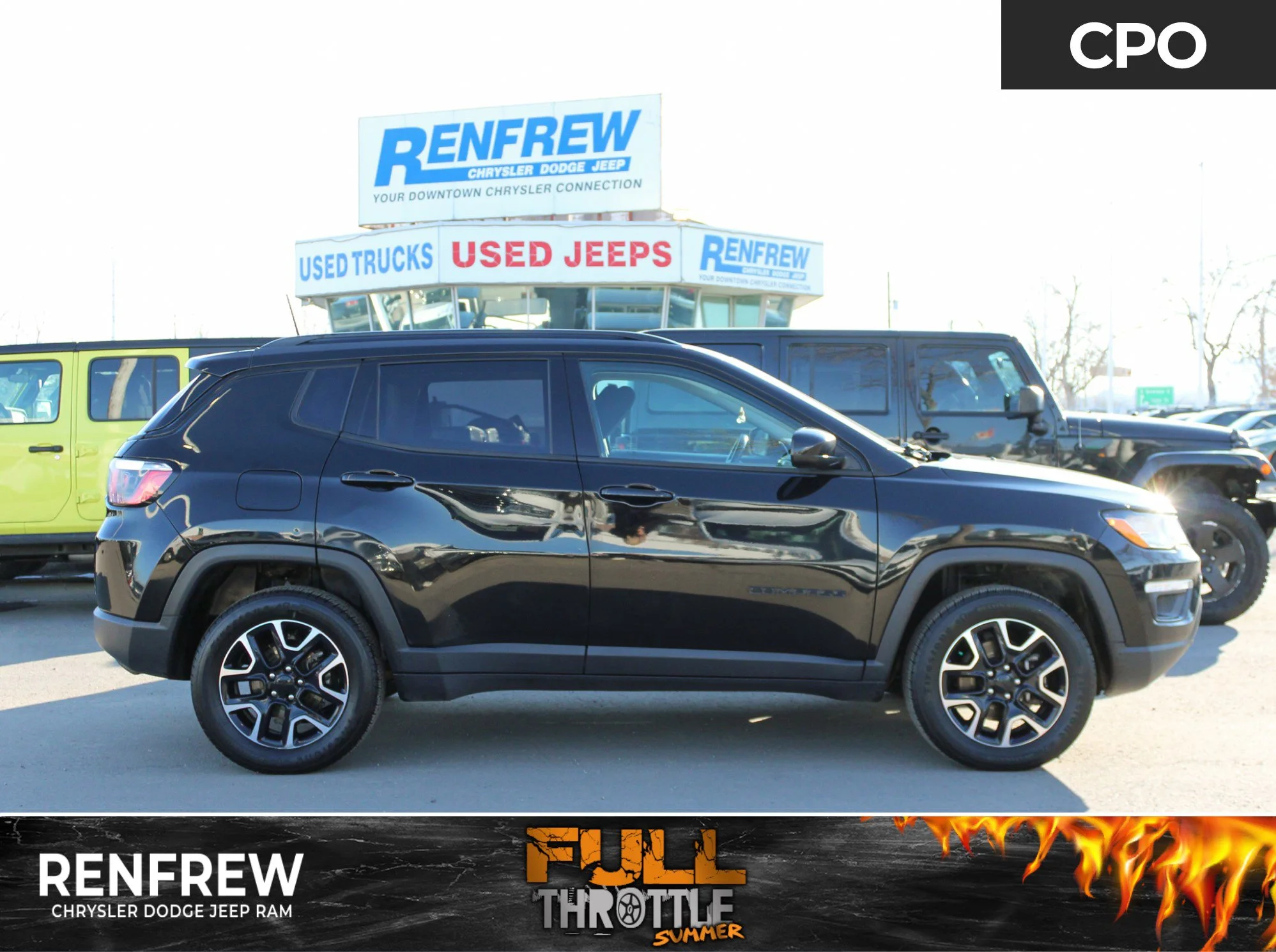 Certified Used 2020 Black Jeep Upland Edition * Heated Seats | 2.4L MultiAir | Apple CarPlay | Backup Camera | Remote Start image 1
