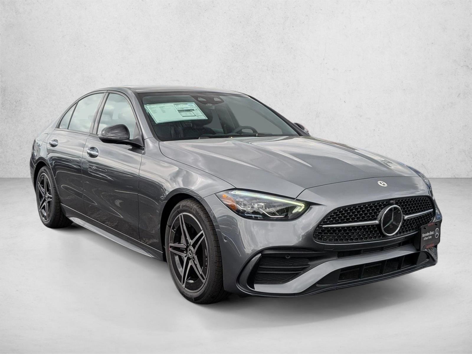 New 2026 Selenite Grey Metallic Mercedes-Benz C300 image 7