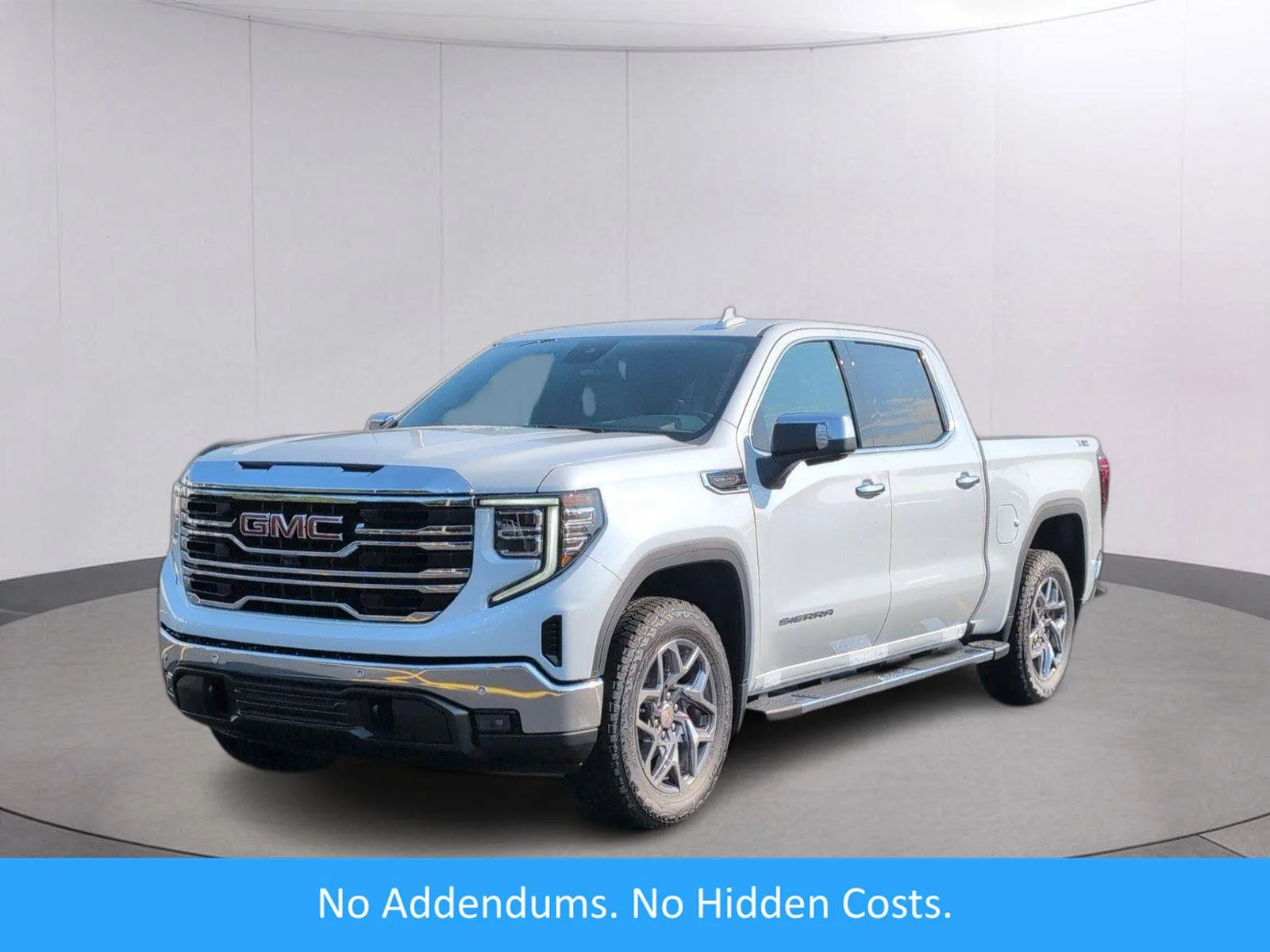 New 2026 Glacier White Tricoat GMC SLT image 1