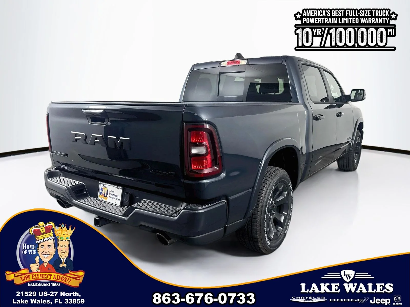 New 2026 Forged Blue Metallic Exterior Paint RAM BIG HORN image 7