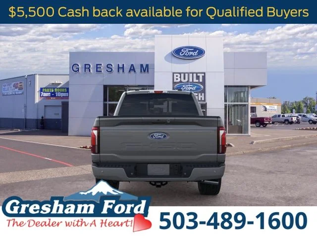New 2026 Carbonized Gray Metallic Ford Lariat image 5