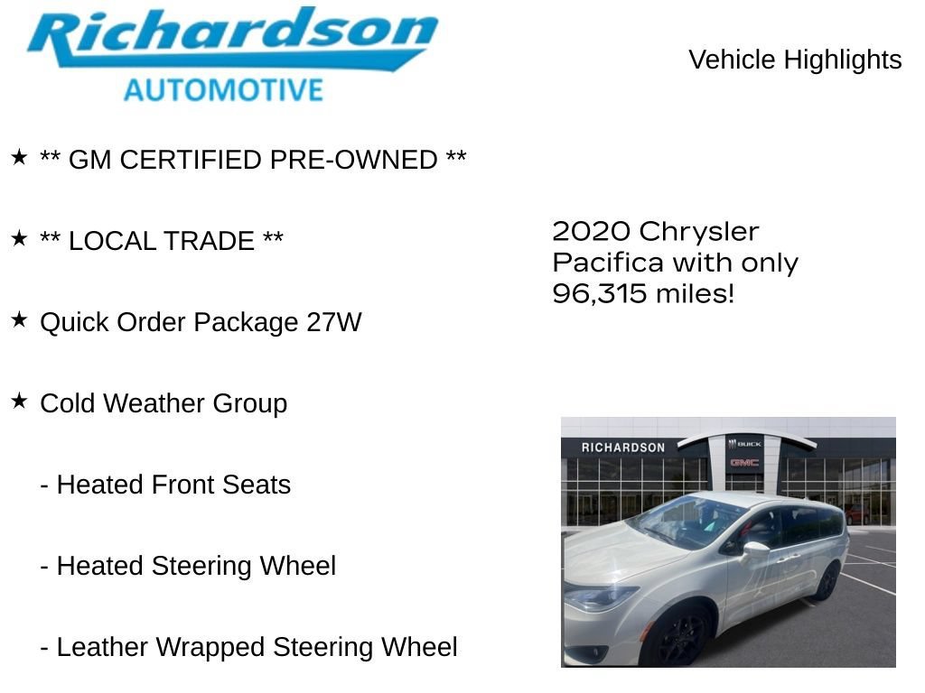 Used 2020 White Chrysler Touring image 11
