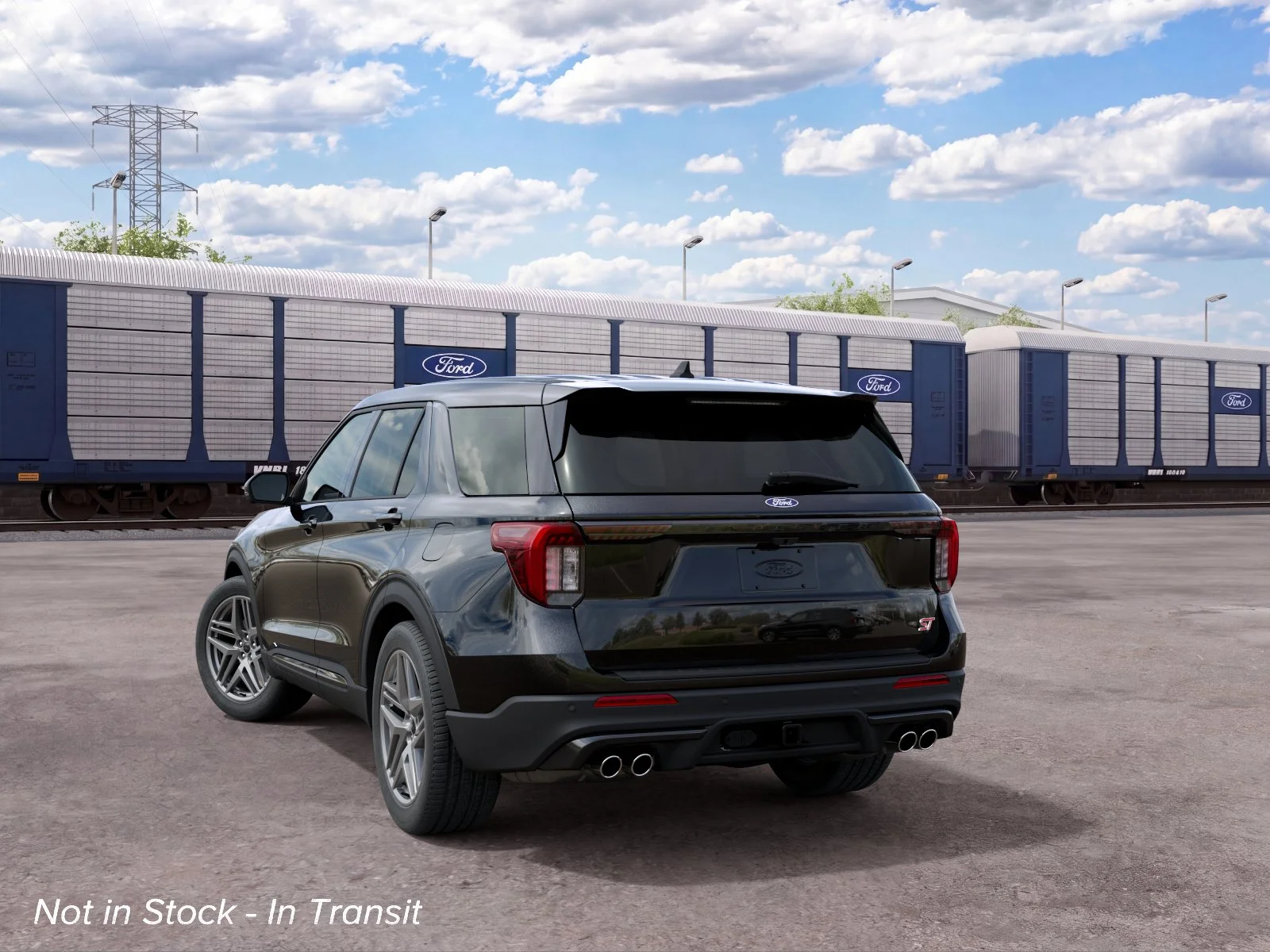 New 2027 Agate Black Metallic Ford ST image 8