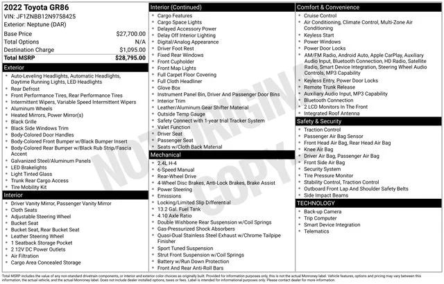 Used 2022  Toyota Base image 30