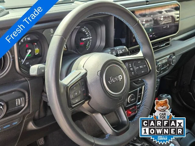 Used 2024 Gray Jeep Rubicon 4xe image 18