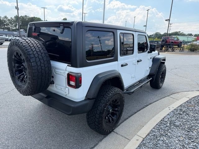 Certified Used 2022 Bright White Clearcoat Jeep Unlimited Sport S image 8