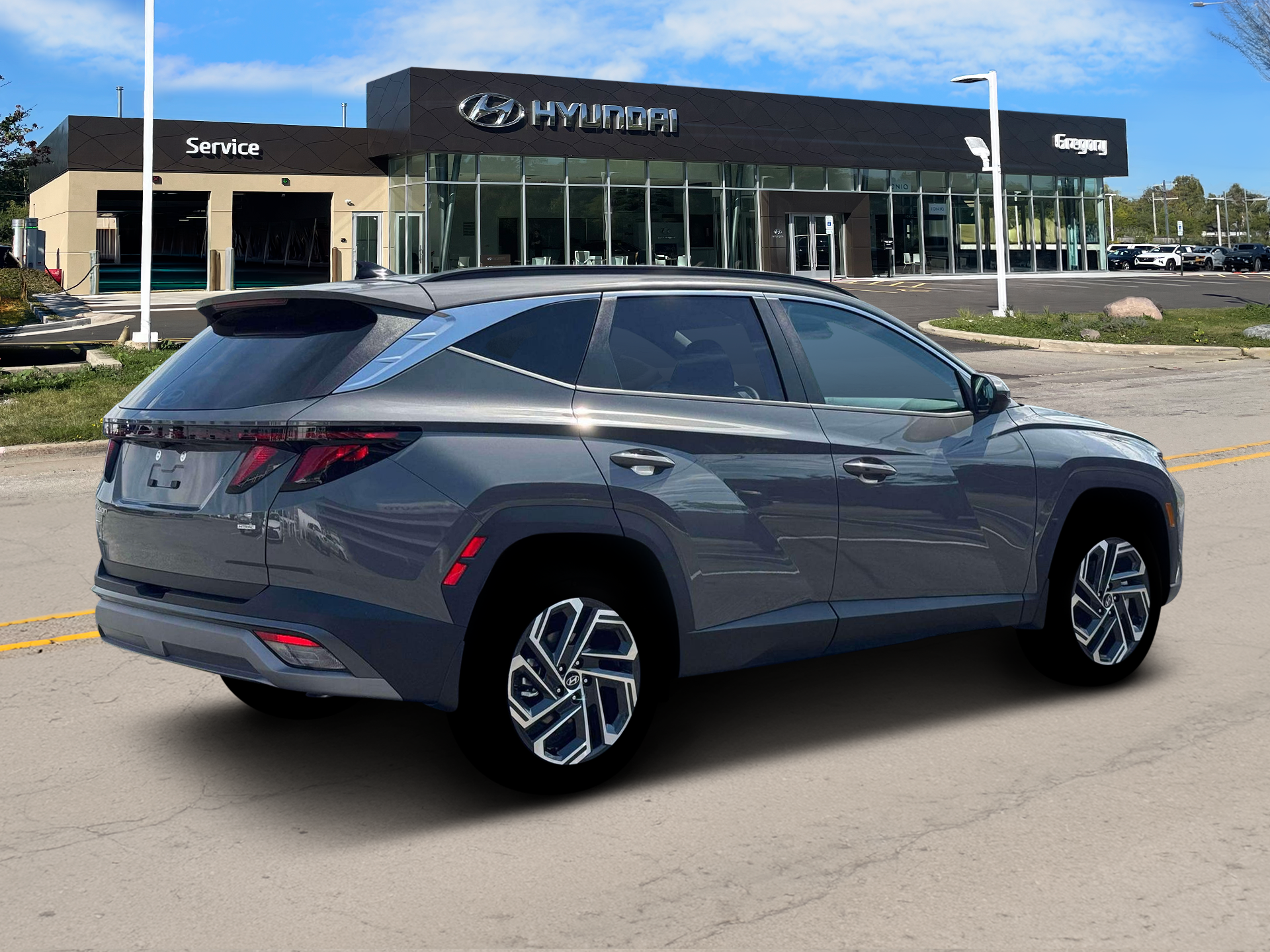 New 2026 Gray Hyundai SEL Plus AWD image 8