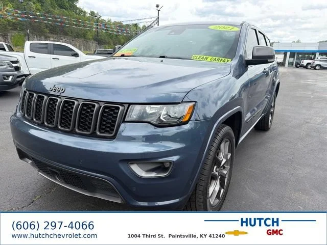 Used 2021 Blue Jeep 80th Anniversary 4x4 image 1