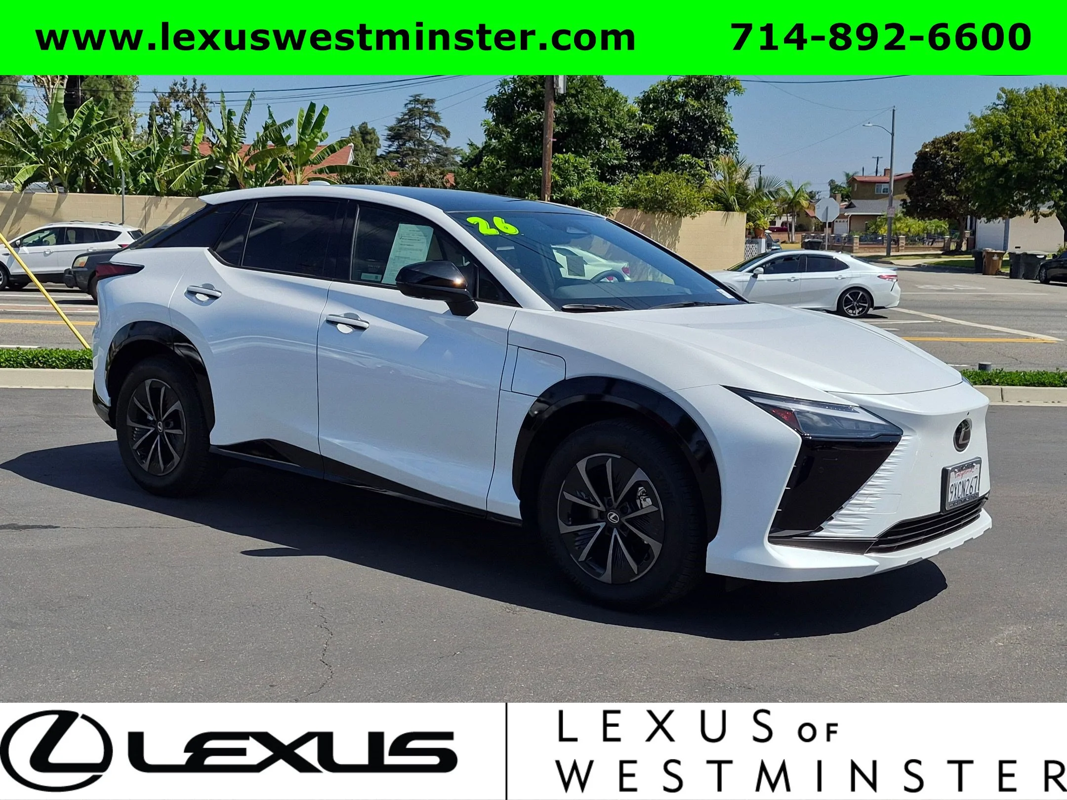 Used 2026 Oxygen White Lexus RZ 450e Premium image 3