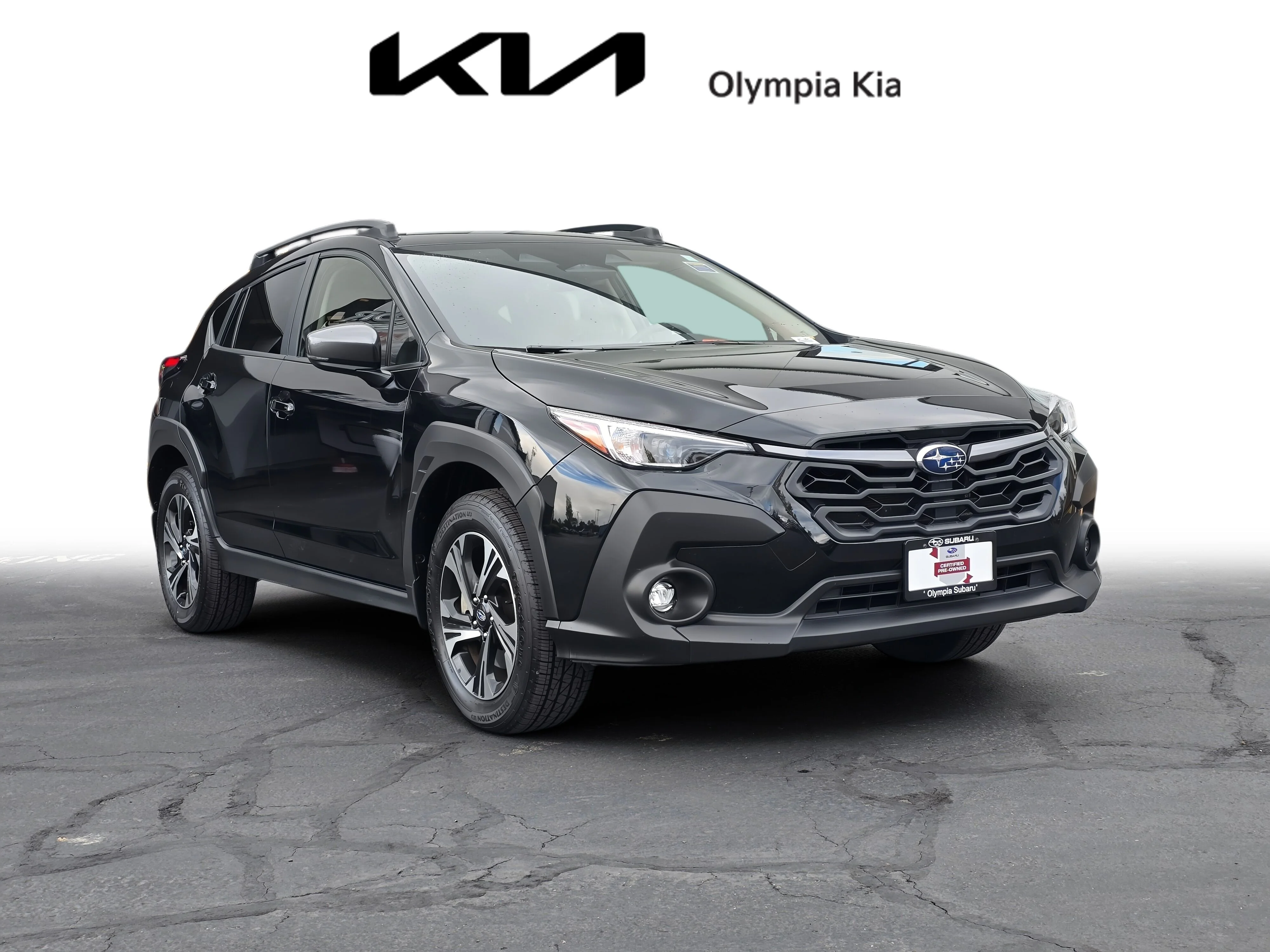 Used 2024 Crystal Black Silica Subaru Premium image 1