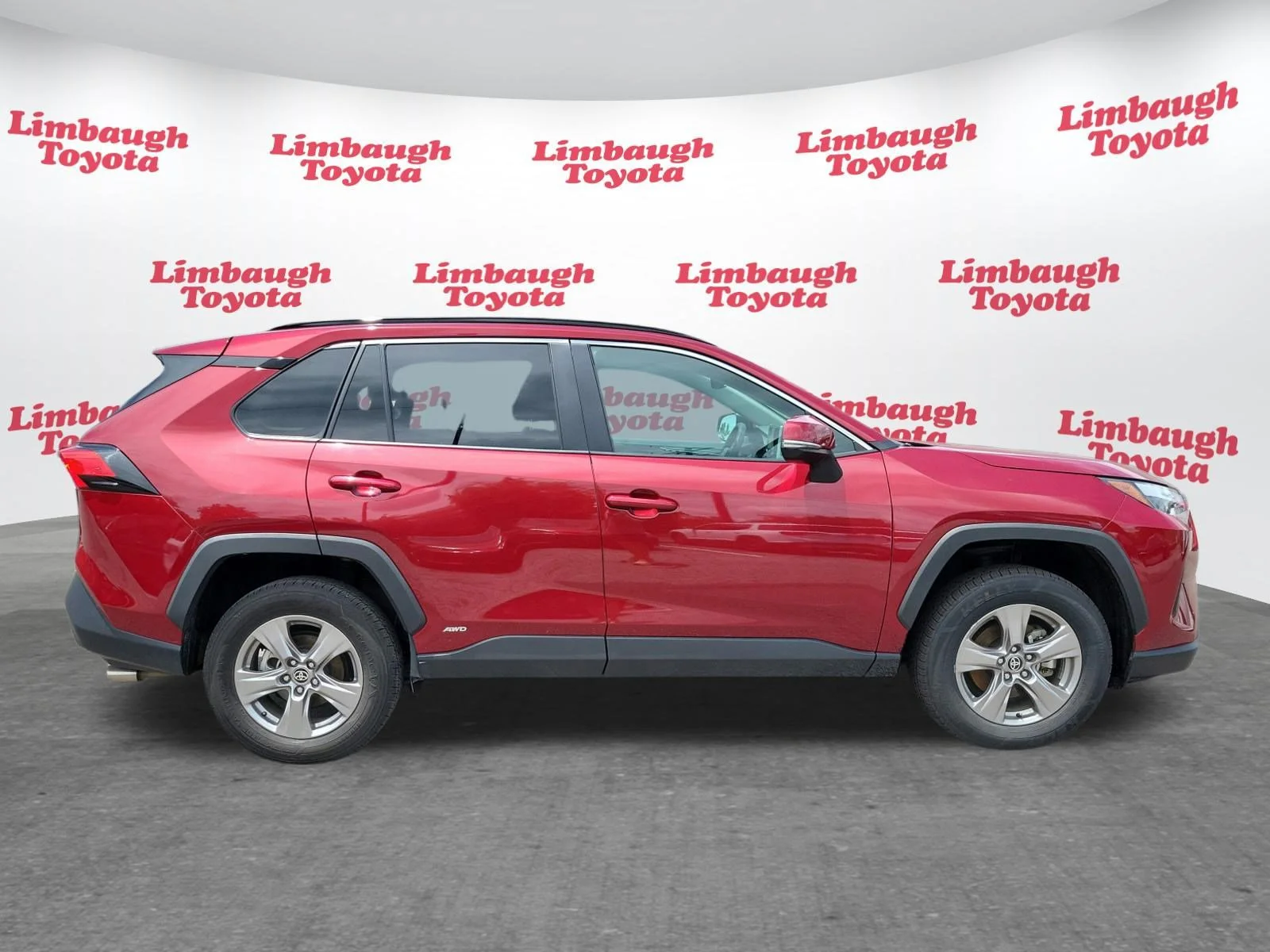 Used 2025 Red Toyota Hybrid XLE image 2
